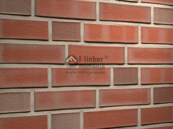 K366 Caramida aparenta de zidit Klinker Lava Maron Liso