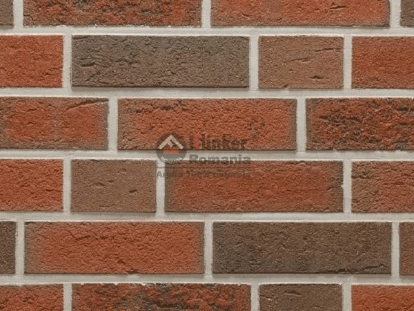 K377 Caramida aparenta de zidit Klinker Lava Maron Rustico