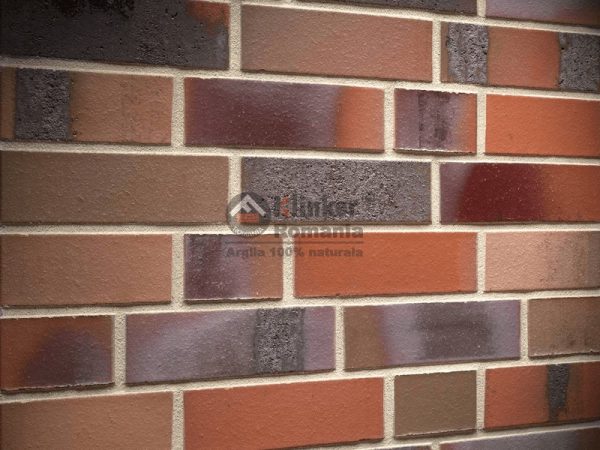 K560 Caramida aparenta de zidit Klinker Carbona Ardor Colori